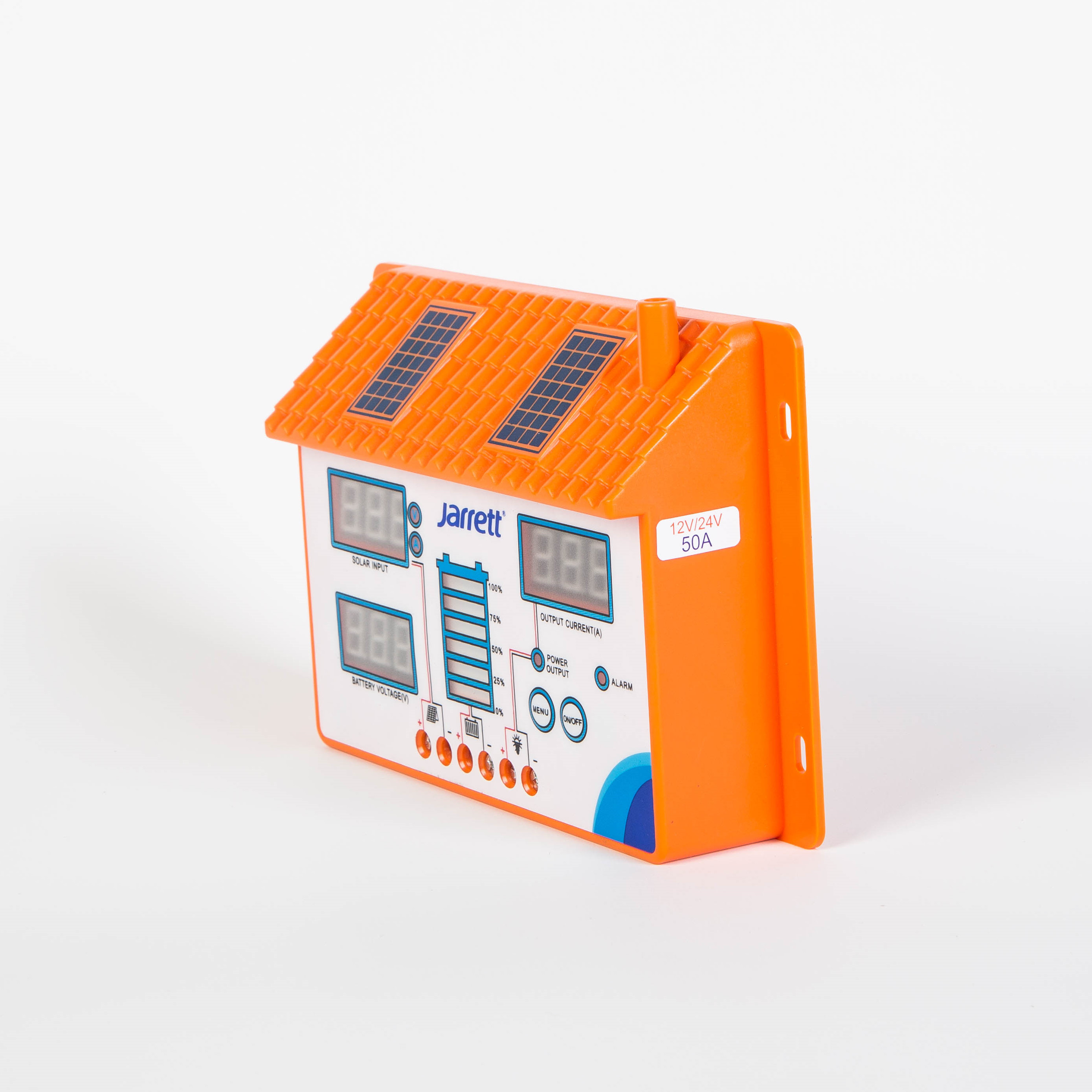 Jarrett solar controller pwm 10a, 20a, 30a, 40a, 50a, 60a, 12v, 24v