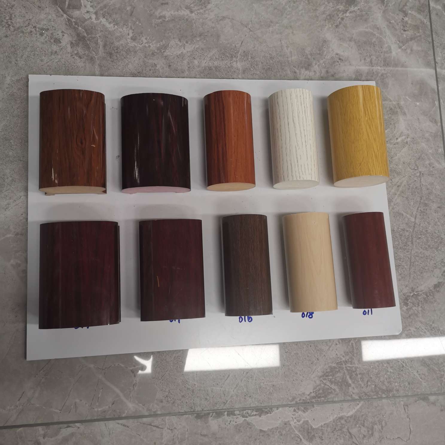 Stair Handrail, Pvc Handrail, Plastic Imitation Wood Handrail Specification drawing