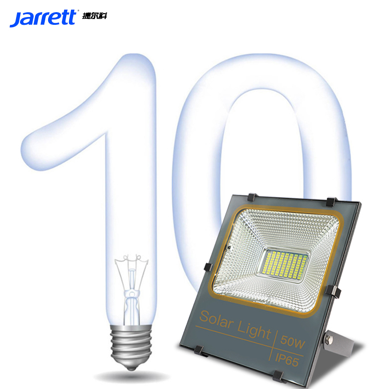 Terco Jarrett luz de inundación solar luz de calle 100w 300w impermeable alto lumen alto brillo para exterior details Picture