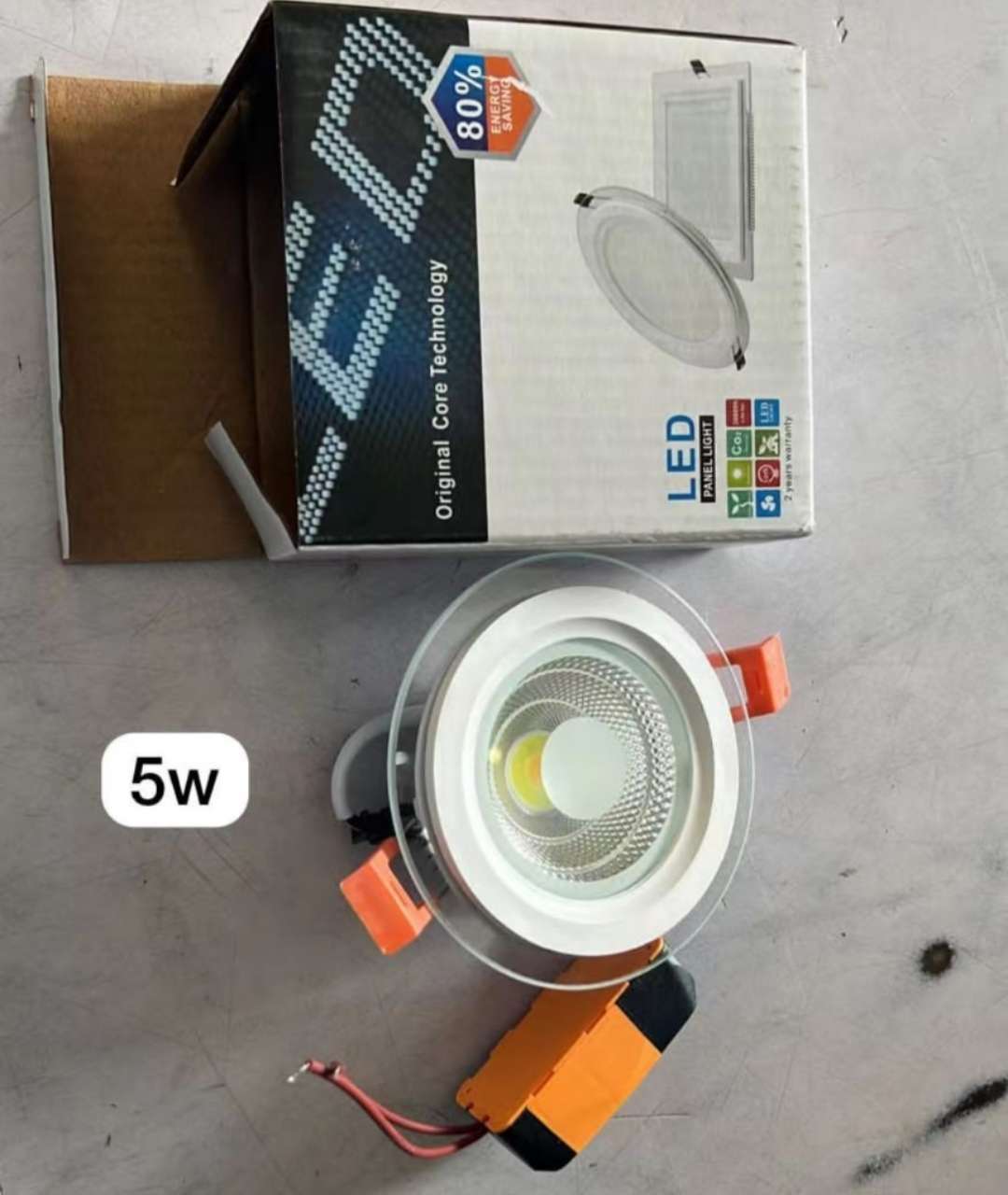 Cob Tricolor Glass Downlight details Picture