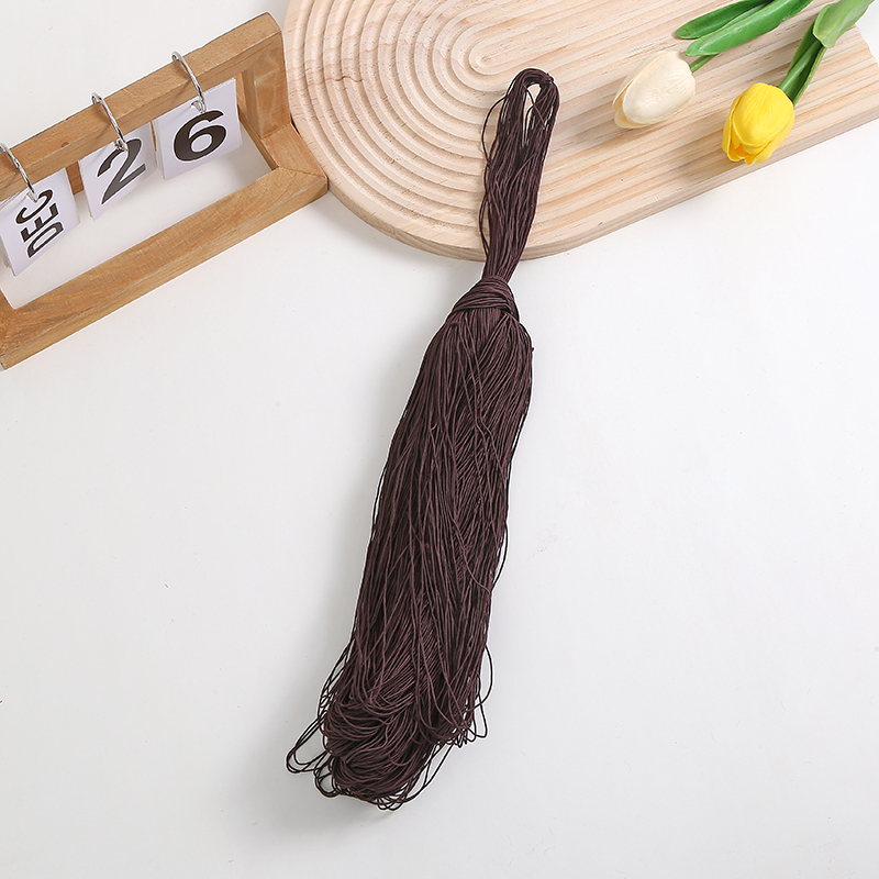 答案：厂家直供/彩色穿珠/弹力线DIY/服装鞋帽/配饰松紧/圆松紧/0.8mm/串珠线/高弹力白底实物图