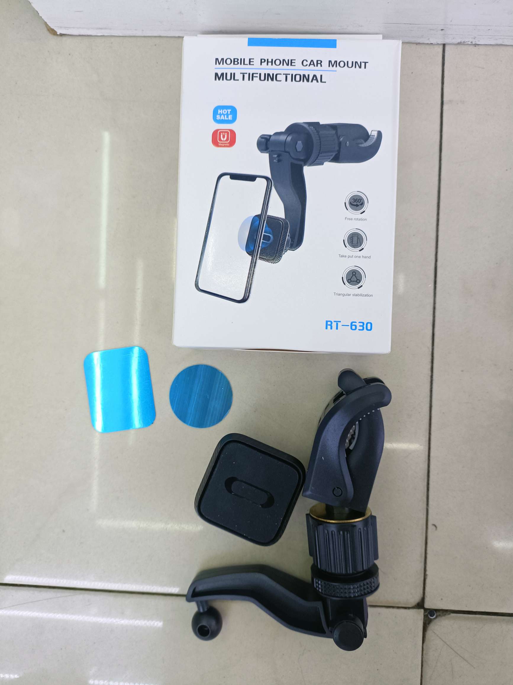 鹰爪后视镜手机支架 磁吸支架 系列支架 车载手机支架 RT-630/631/632/633/635/636详情图4