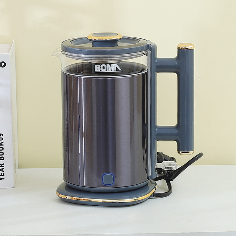 Boma marca transfronteriza hervidor eléctrico venta directa de fábrica 1.7L hervidor de alta capacidad 304 hervidor térmico de acero inoxidable electrodomésticos BM960 details Picture