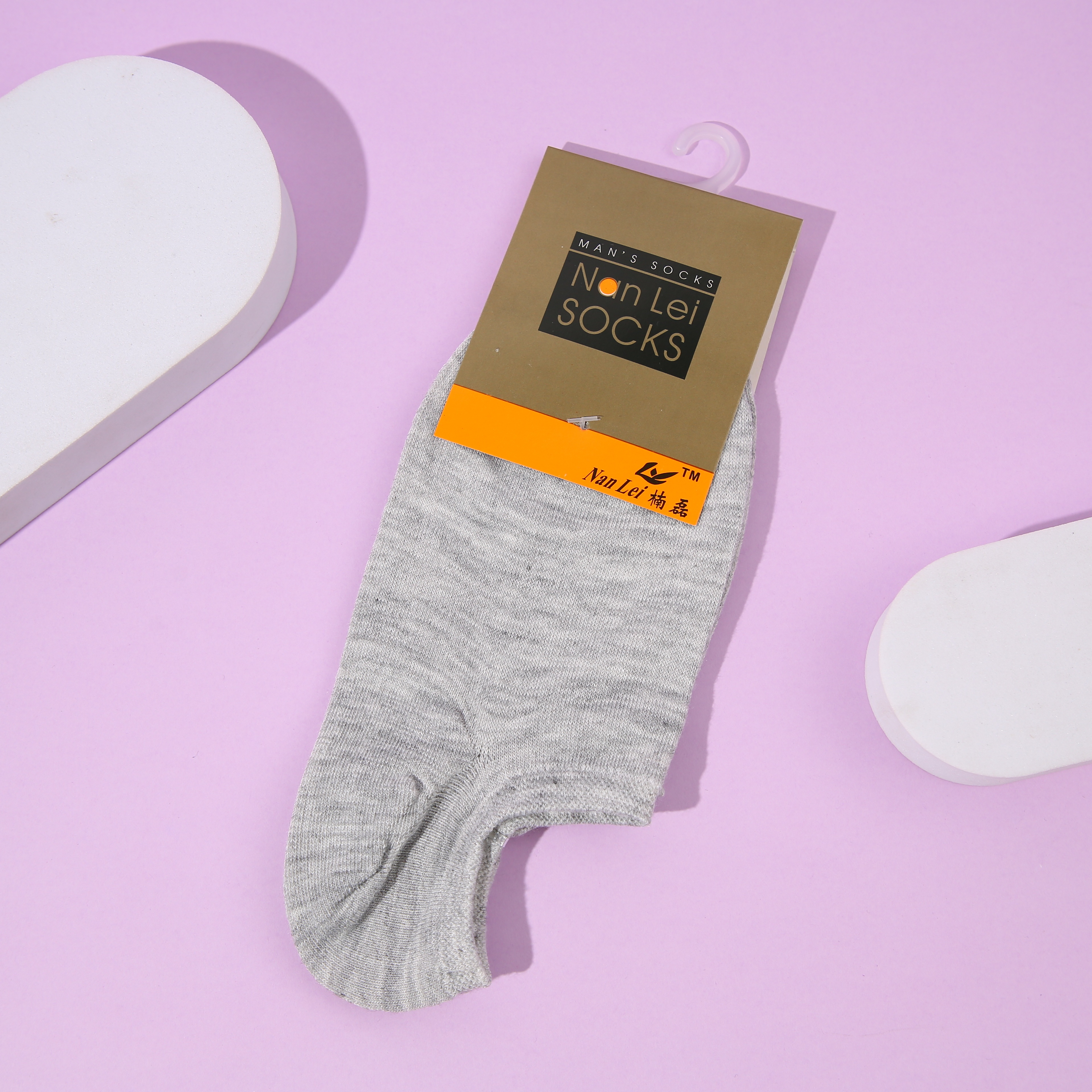Men's Socks Pure Cotton Summer Deodorant Invisible Socks Shallow Mouth Anti-Drop Socks Mesh Breathable Thin Cotton Men's Socks Wholesale Solid Color Item Picture