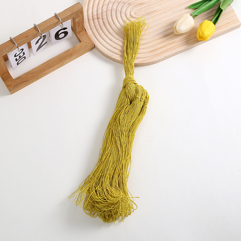 答案：厂家直供/彩色穿珠/弹力线DIY/服装鞋帽/配饰松紧/圆松紧/0.8mm/串珠线/高弹力产品图