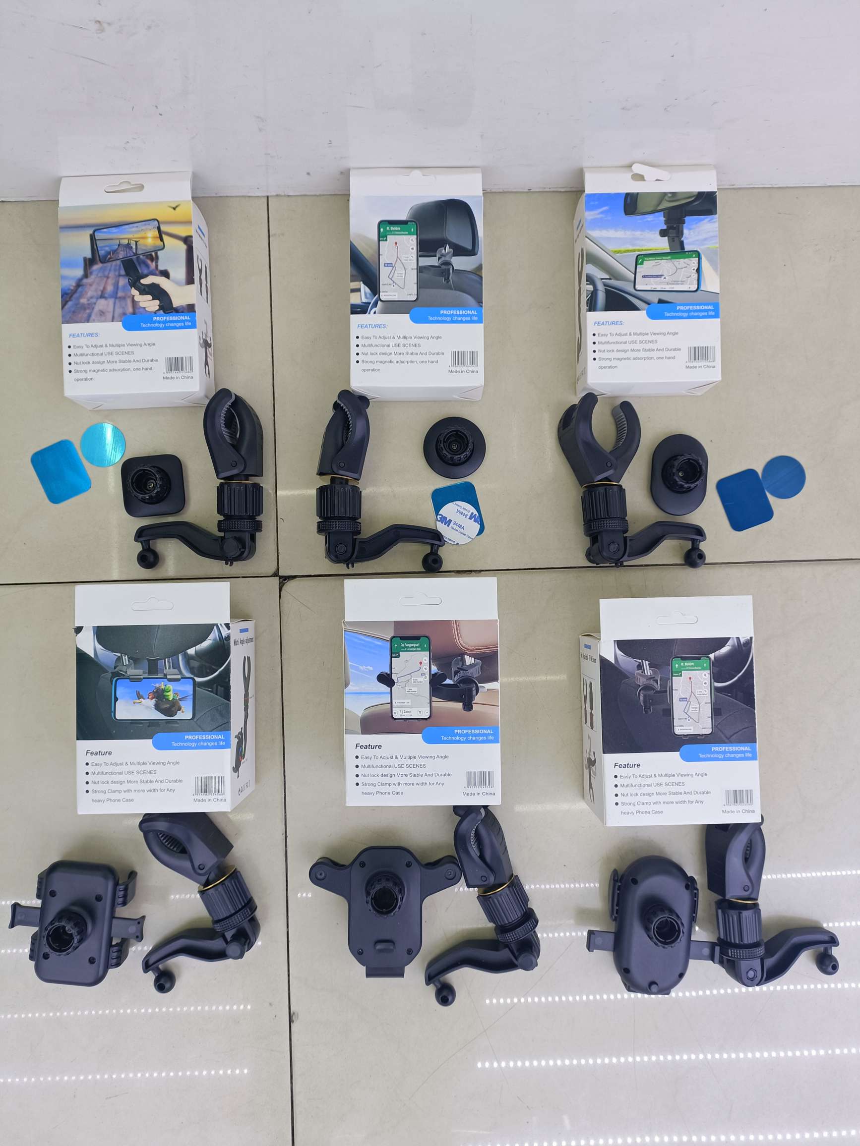 鹰爪后视镜手机支架 磁吸支架 系列支架 车载手机支架 RT-630/631/632/633/635/636详情图2