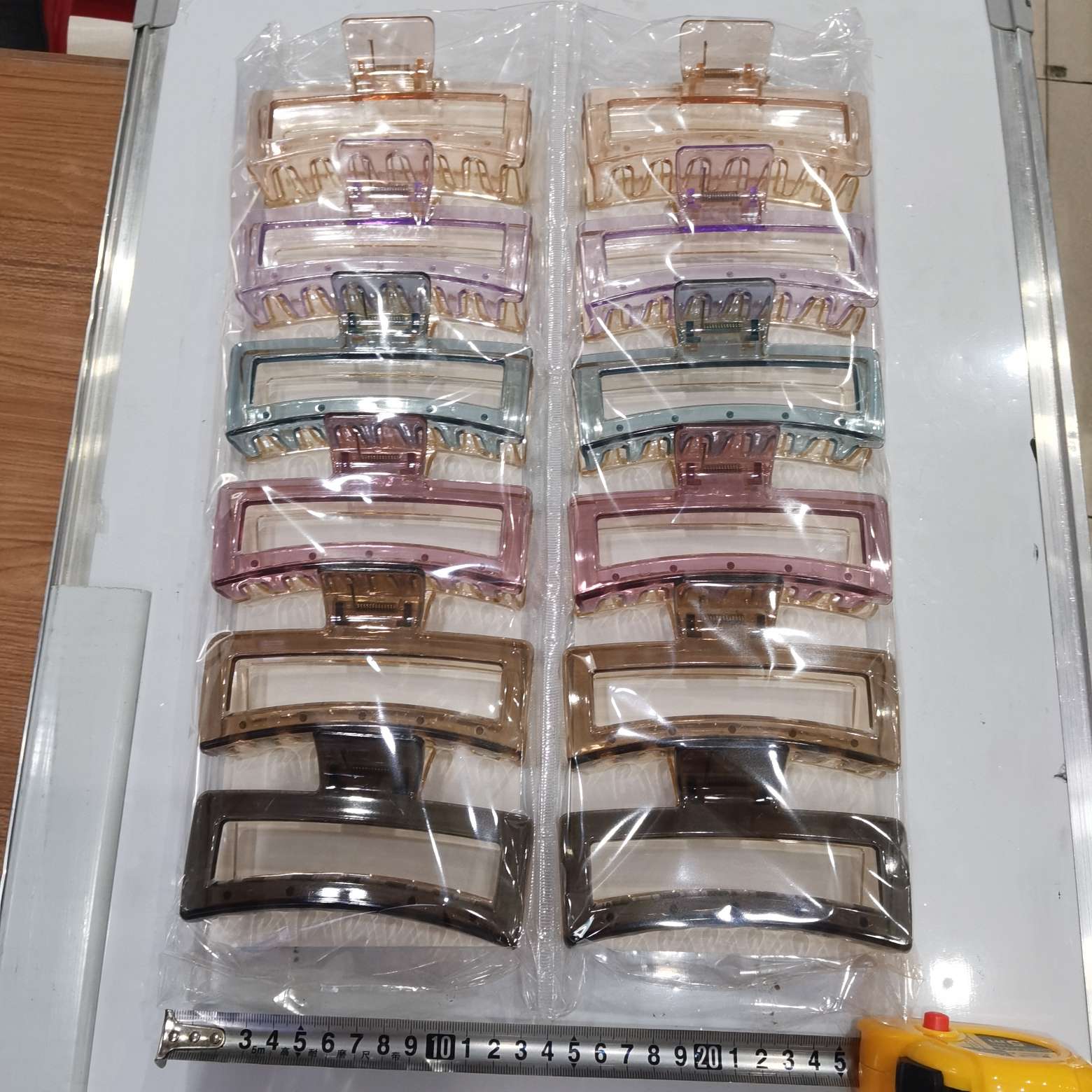 Korean version of the popular 12-color transparent hairpin Specification image