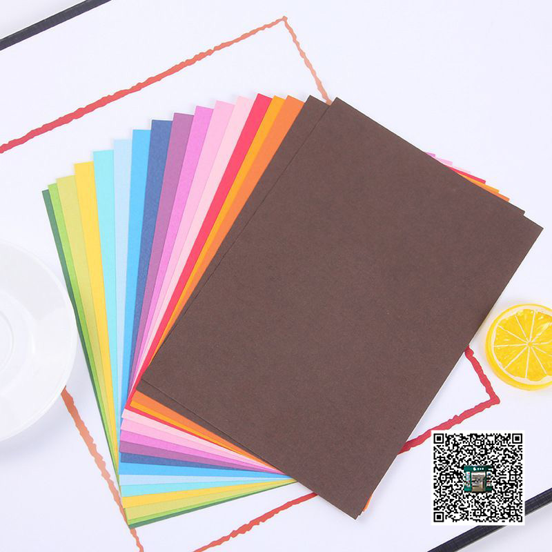 A4 Color card Paper DIY Handmade Card Paper album Card Paper Card Paper Greeting Card Paper 16-color set (32 pieces) details Picture