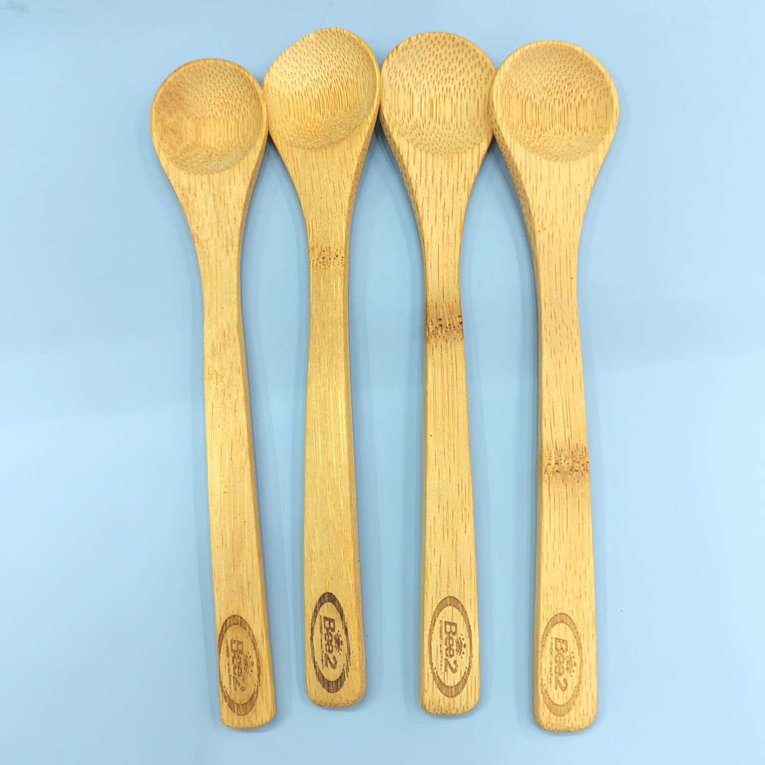Direct sales of bamboo spatulas and spoons from the manufacturer. Wholesale of long-handled soup spoons and small bamboo spatulas. Bamboo and wood spatulas and spoons detail image 4