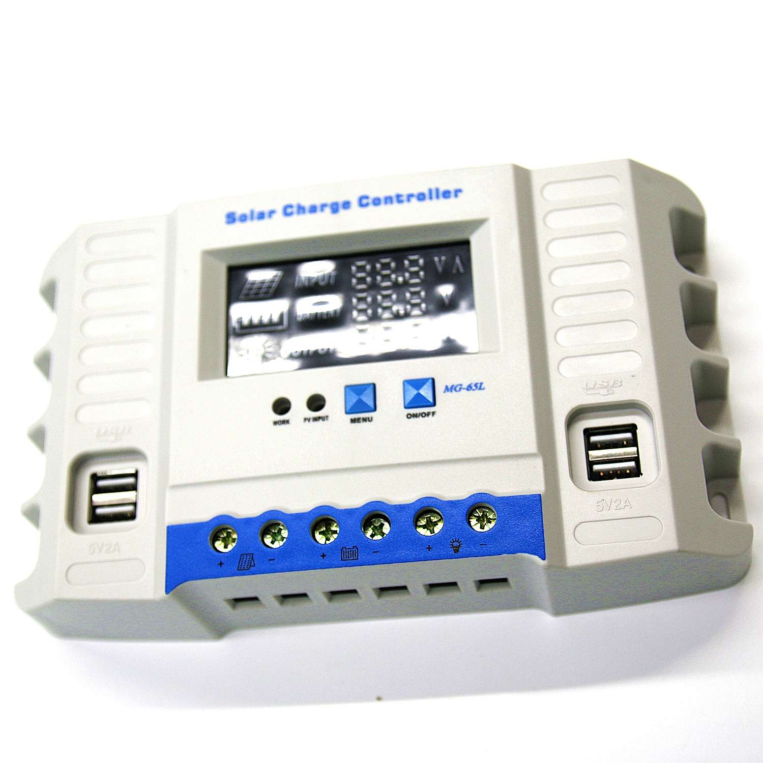 20A Pwm Solar Controller 12/24V Automatic Recognition 4Usb Interface Controller With Lcd Display Application Scenario