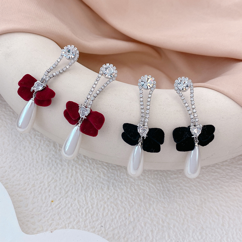 蝴蝶结/925银针/气质高级细节图