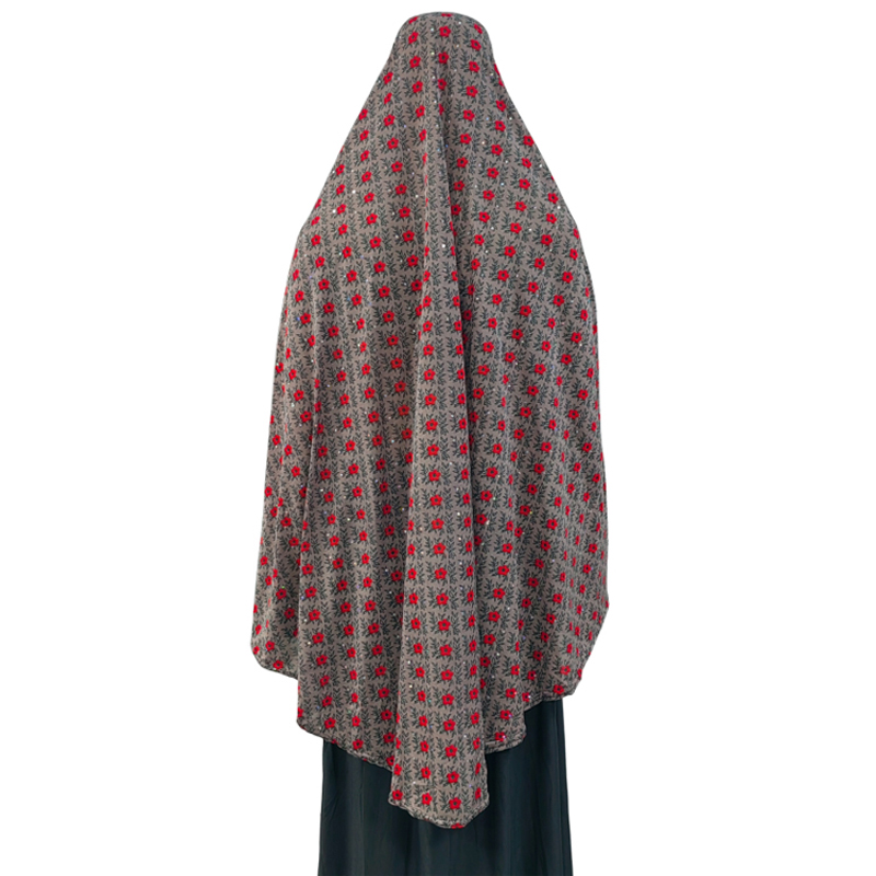 New fashionable and popular women's large-sized Muslim headscarves from the Middle East, Europe and America, printed and floral patterns, daily ethnic style, customizable