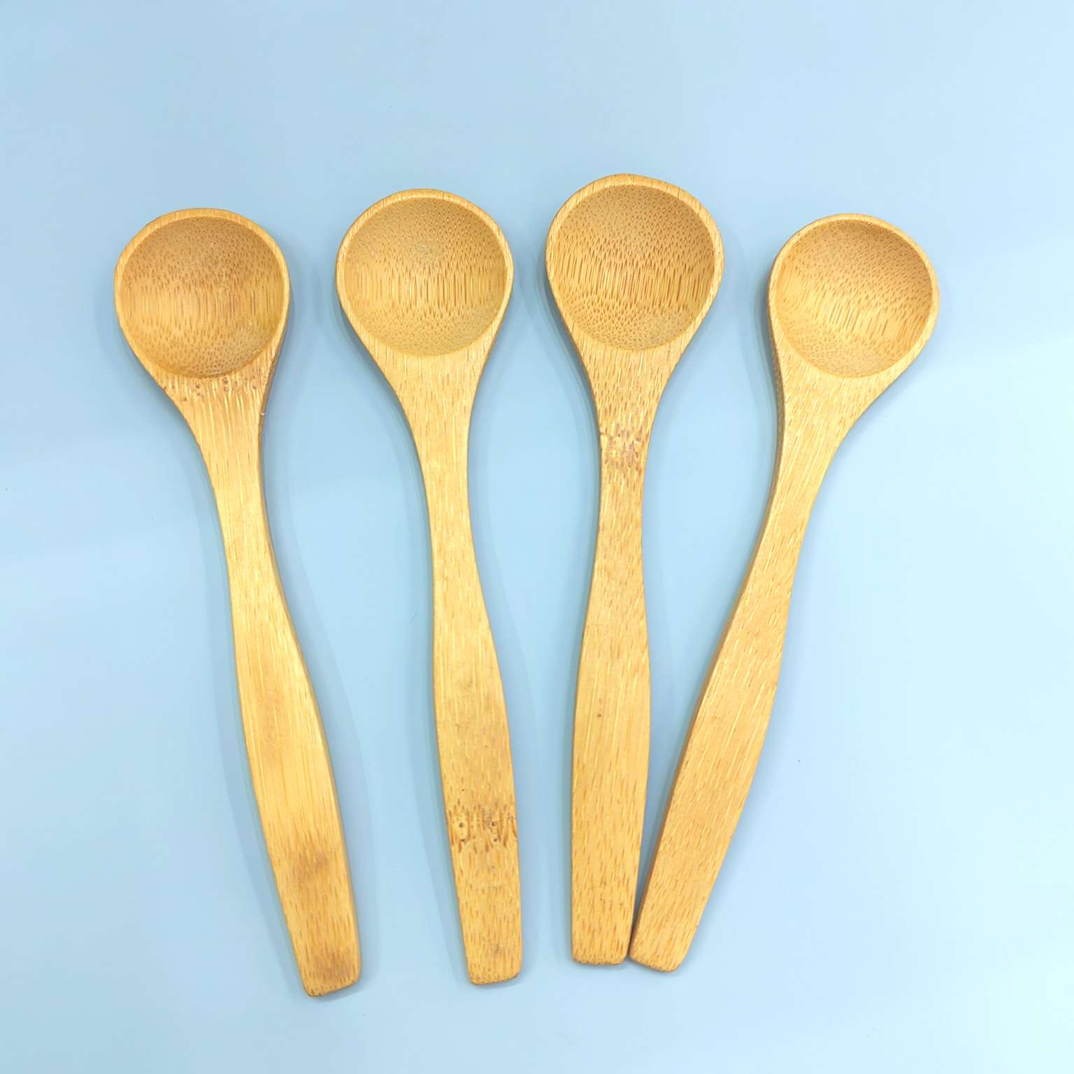 Direct sales of bamboo spatulas and spoons from the manufacturer. Wholesale of long-handled soup spoons and small bamboo spatulas. Bamboo and wood spatulas and spoons Item Picture
