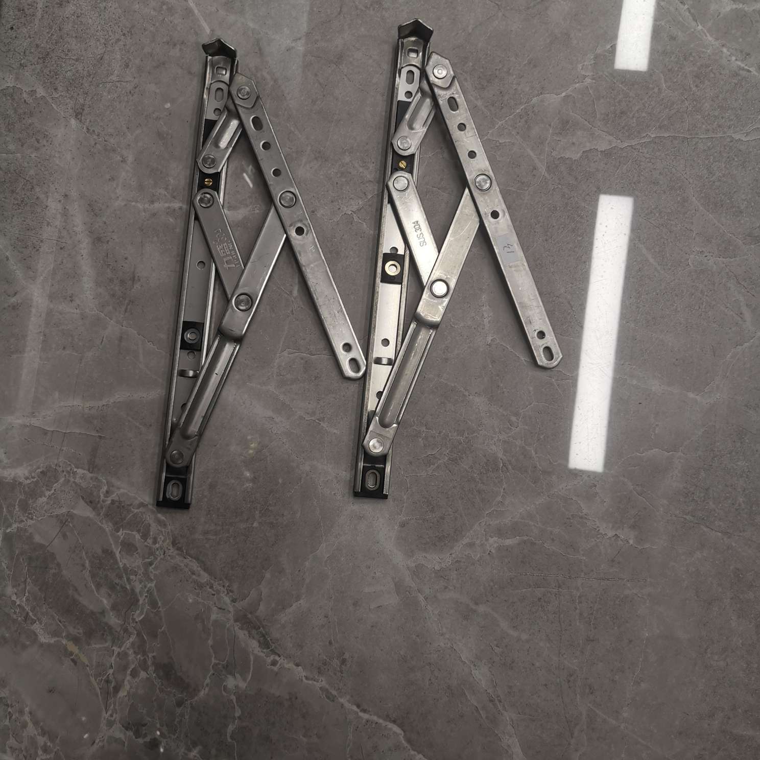 Casement Window Hinges, Window Fittings, Window Slides Specification drawing