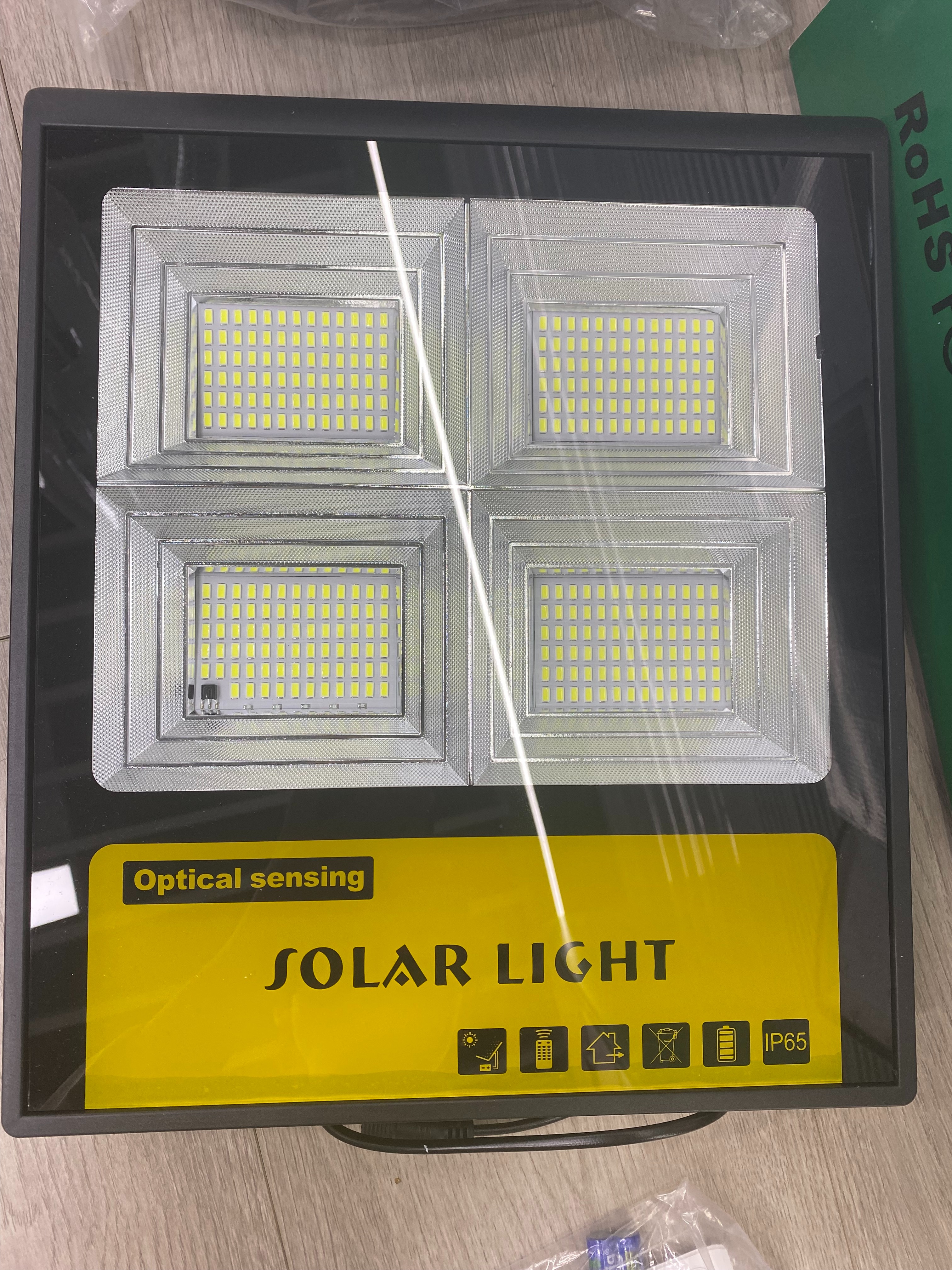 Solar floodlight glass model 100W