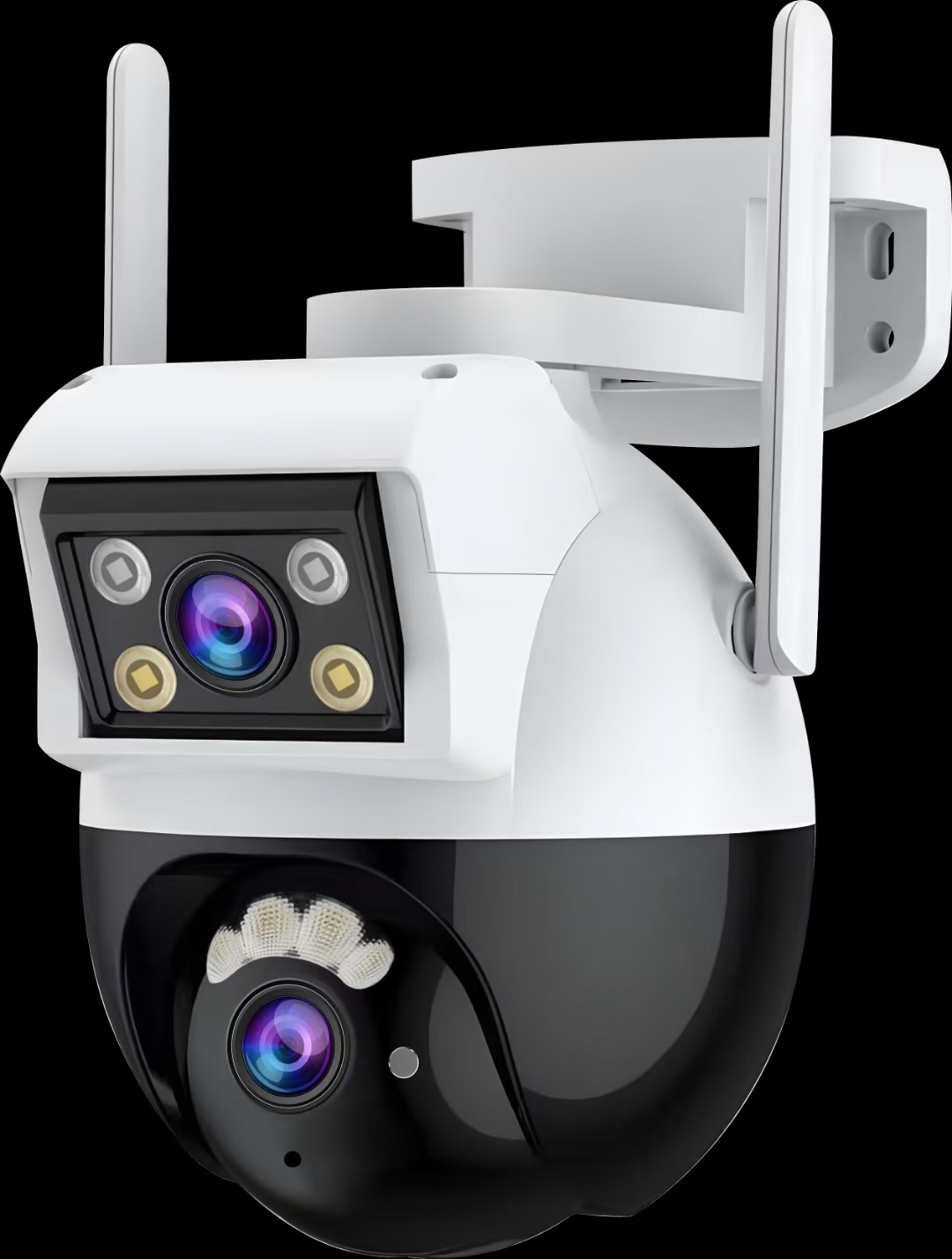 The Qiaotai gun ball is linked with 200+200wifi cameras