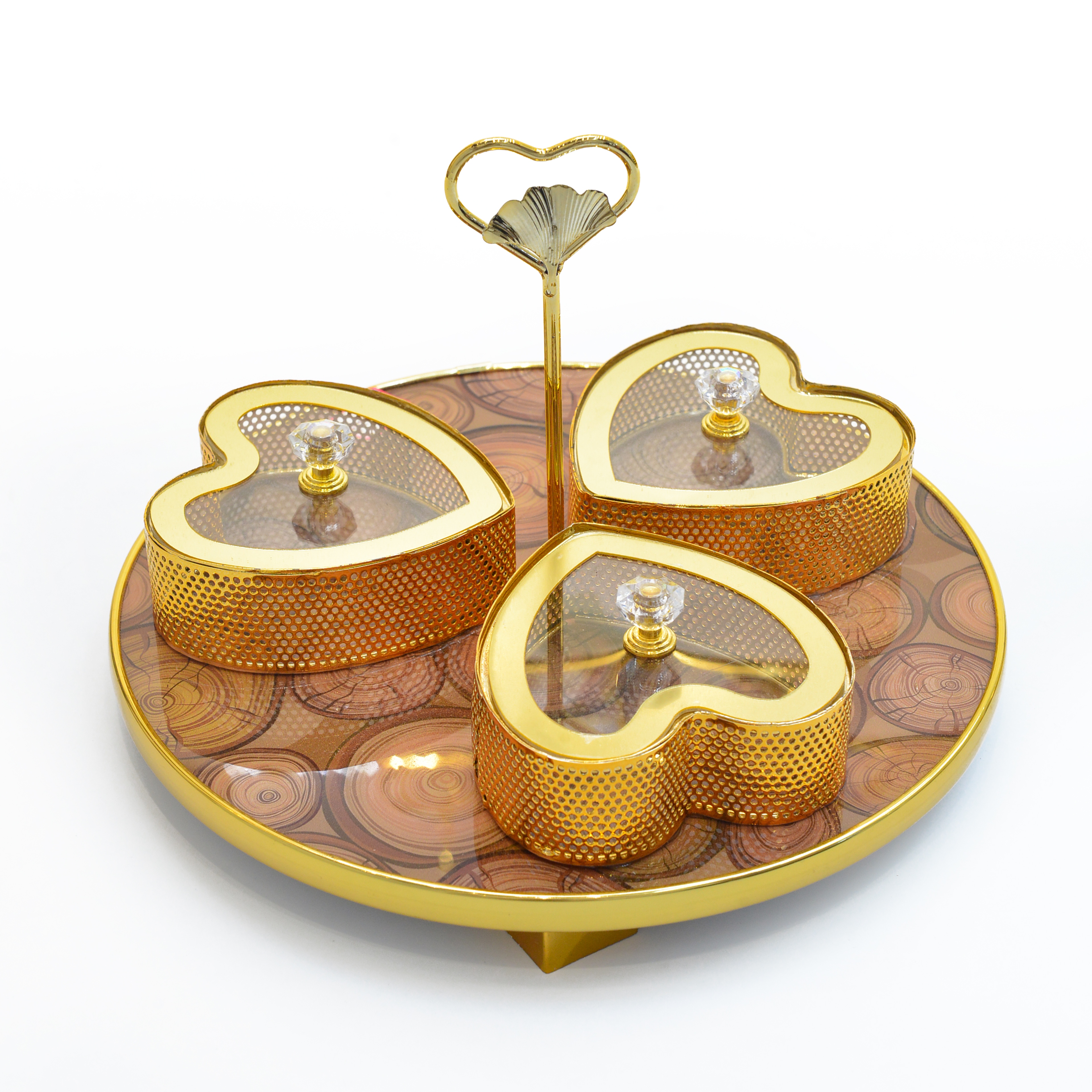 Acrylic alloy Arab-style candy box and pastry box set 020 (Price negotiable) Application Scenario