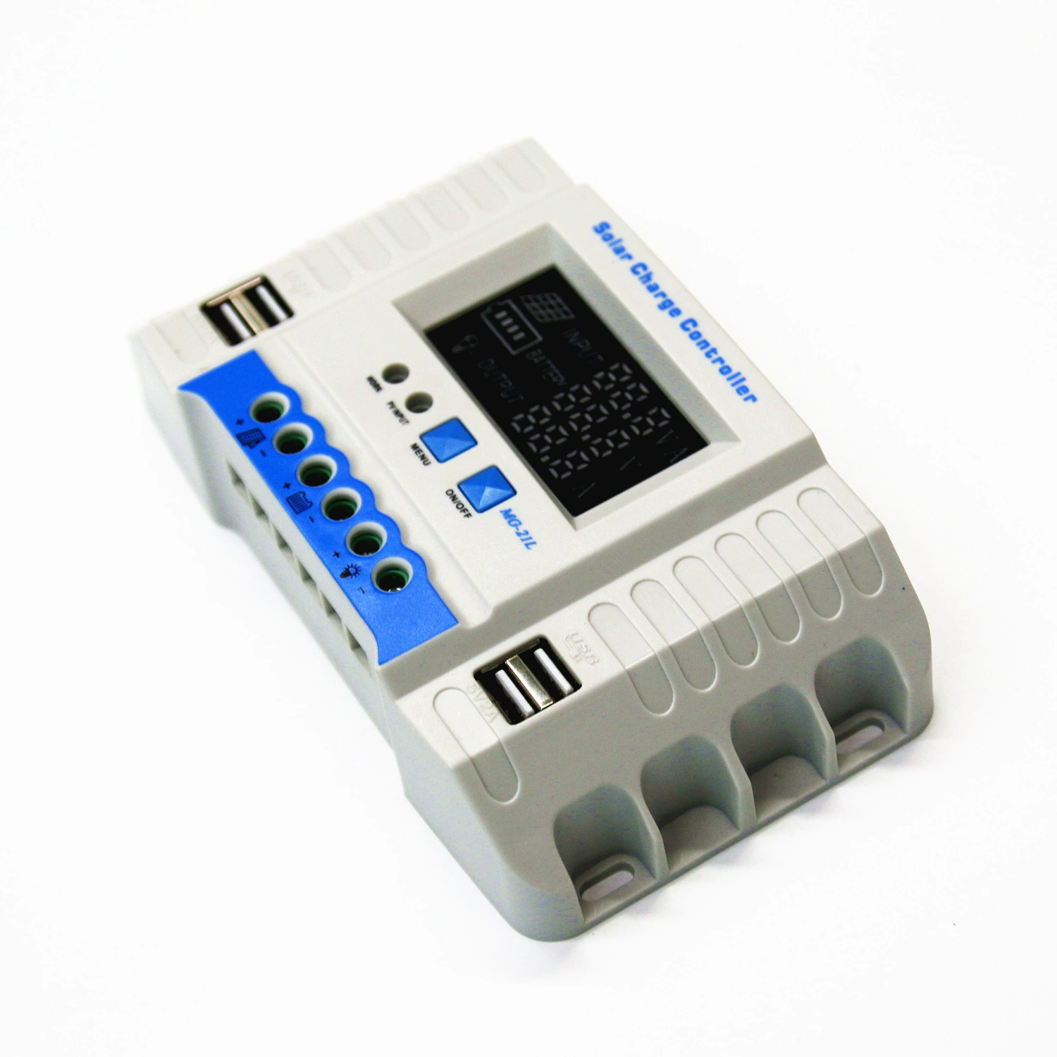 20A Pwm Solar Controller 12/24V Automatic Recognition 4Usb Interface Controller With Lcd Display
