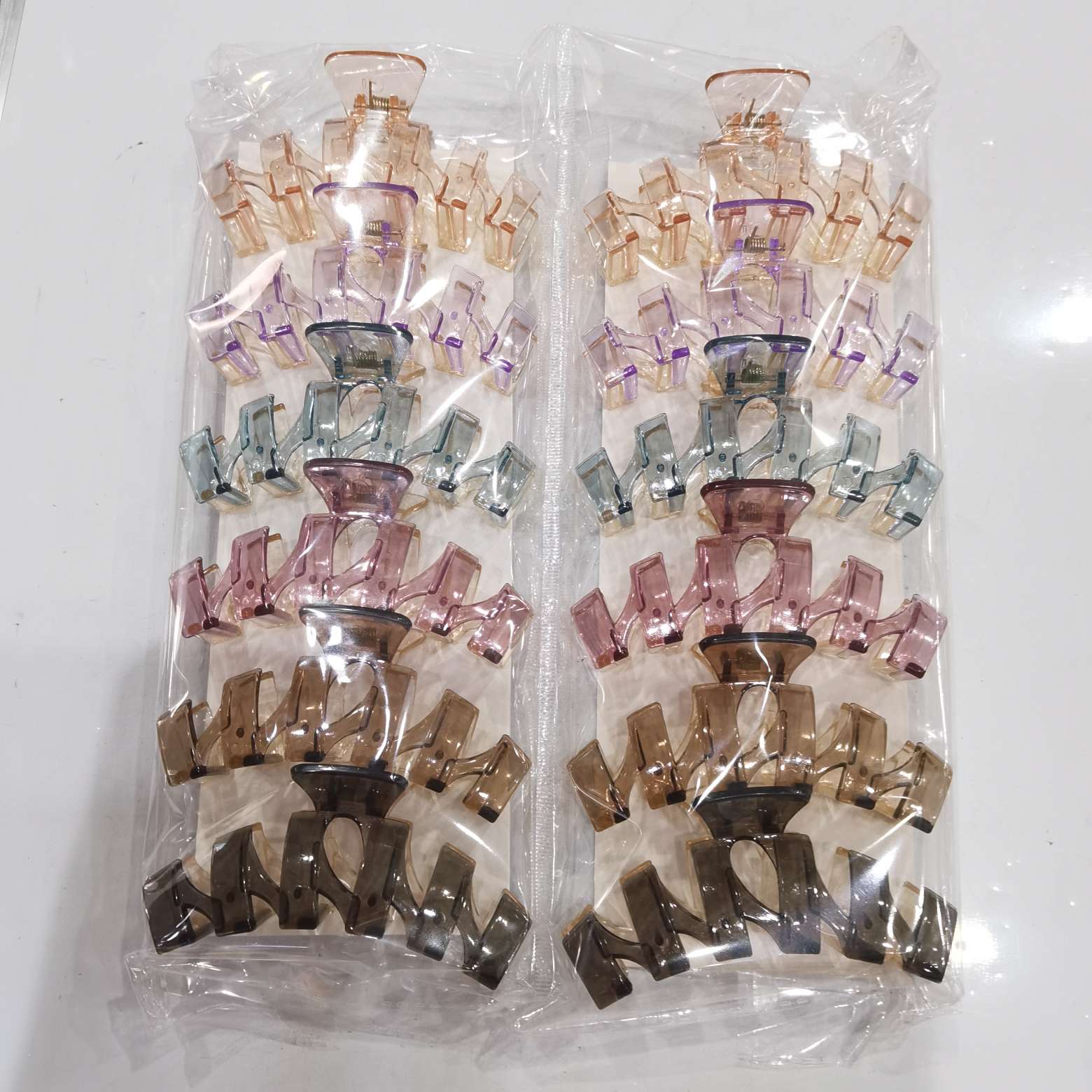 Korean version of the popular 12-color transparent hairpin details Picture