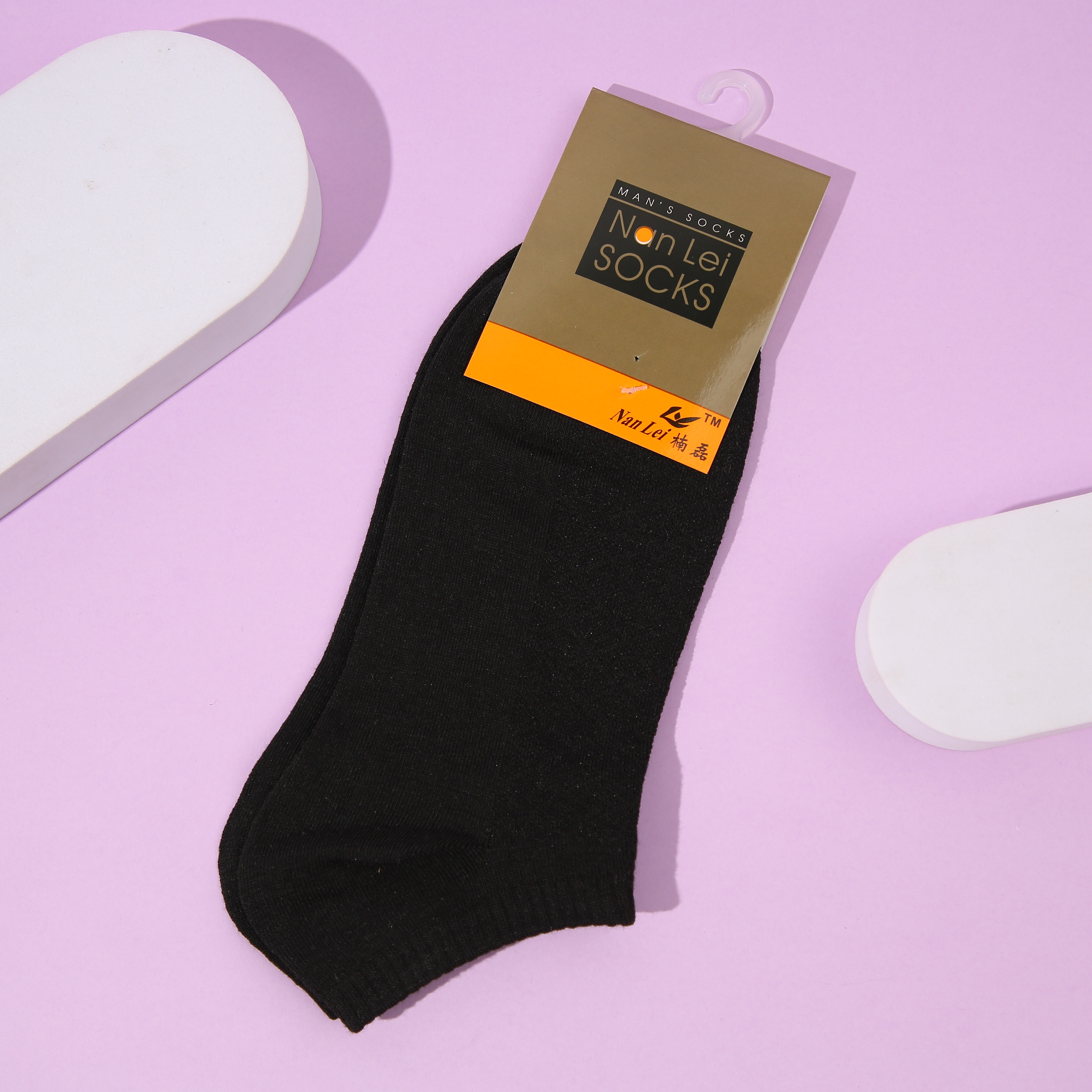 Men's Socks Pure Cotton Summer Deodorant Invisible Socks Shallow Mouth Anti-Drop Socks Mesh Breathable Thin Cotton Men's Socks Wholesale Solid Color Application Scenario