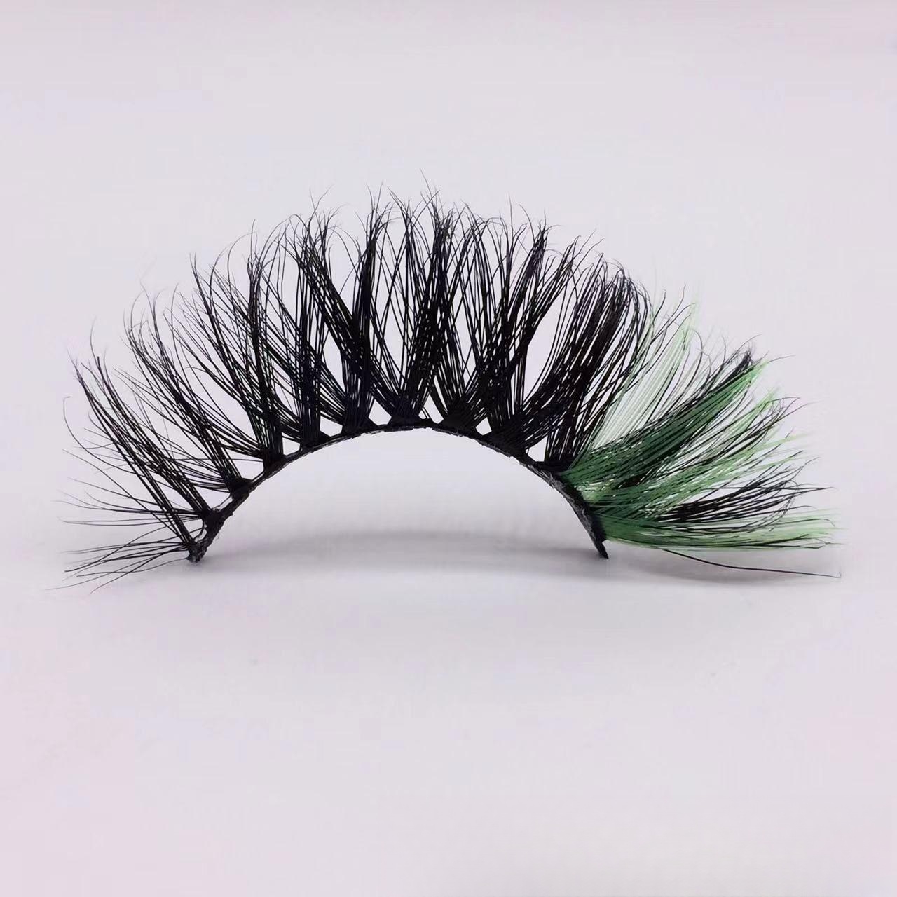 New 15/20 colored mink false eyelashes, short and natural holiday eyelashes from Europe and America, wholesale eyelashes in Pingdu City Application Scenario