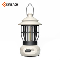 Retro camping light Rechargeable camping light Pony light Outdoor atmosphere lighting led hand light tent light camping light