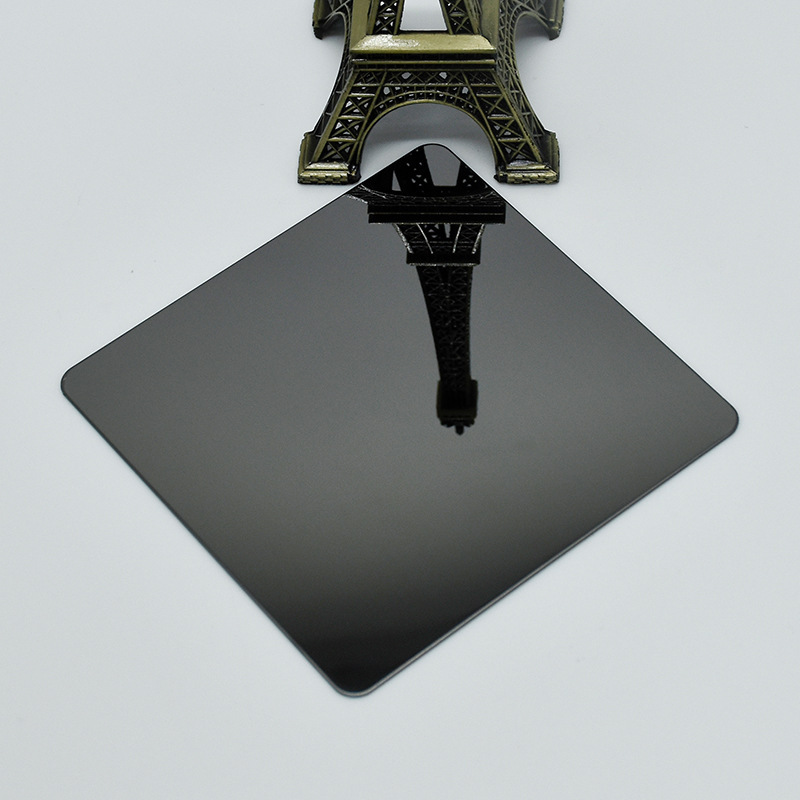Mirror Black Titanium 304 Stainless Steel Plate To Provide Customized Processing details Picture