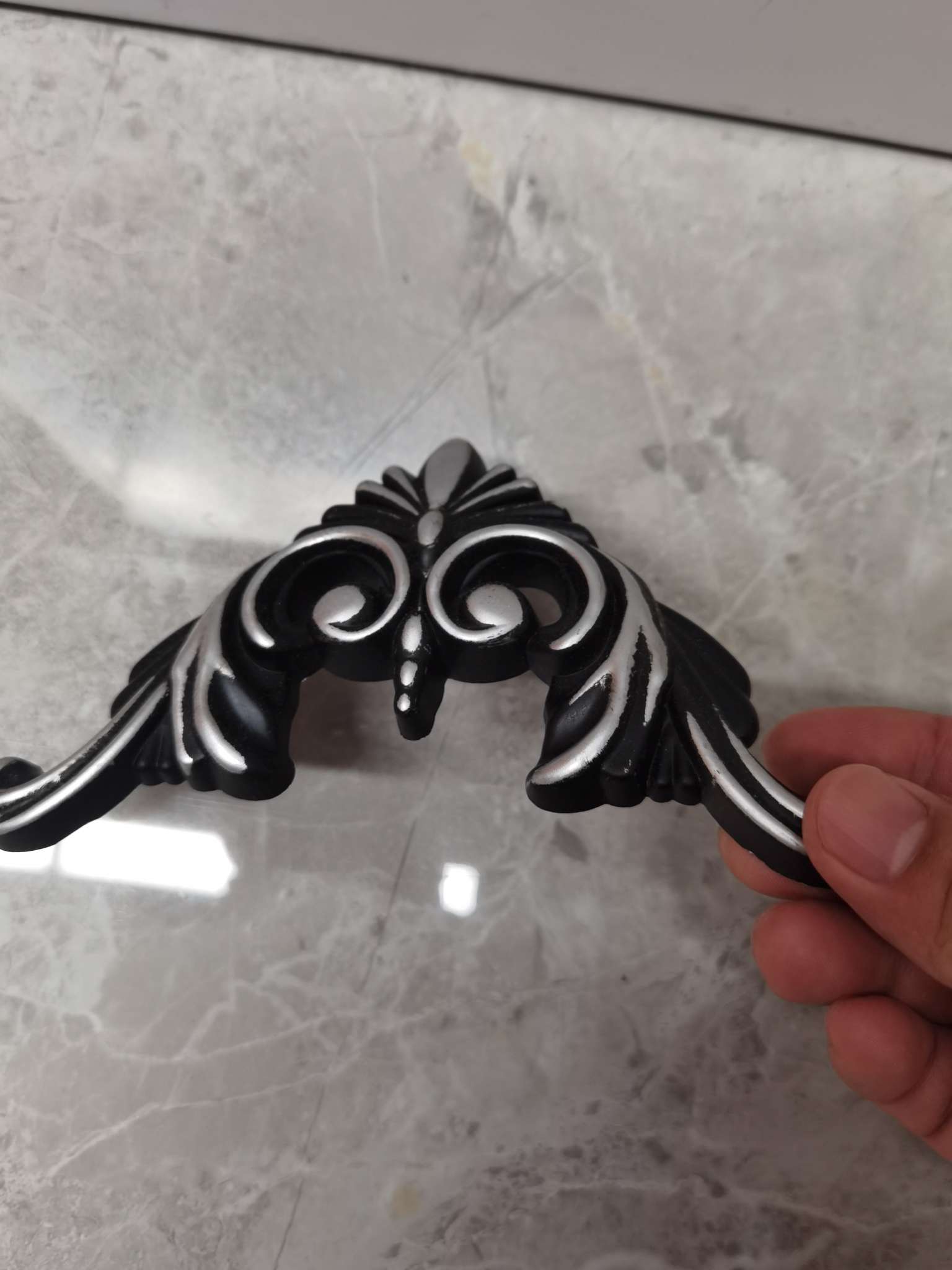 塑料花板/家具装饰花/贴花装饰花白底实物图