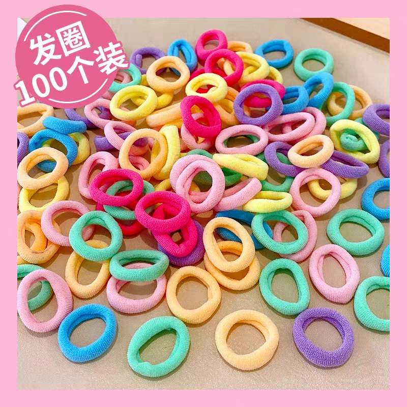 儿童皮筋不伤发弹性好发圈女扎头女童宝宝发绳头绳发饰头饰小女孩