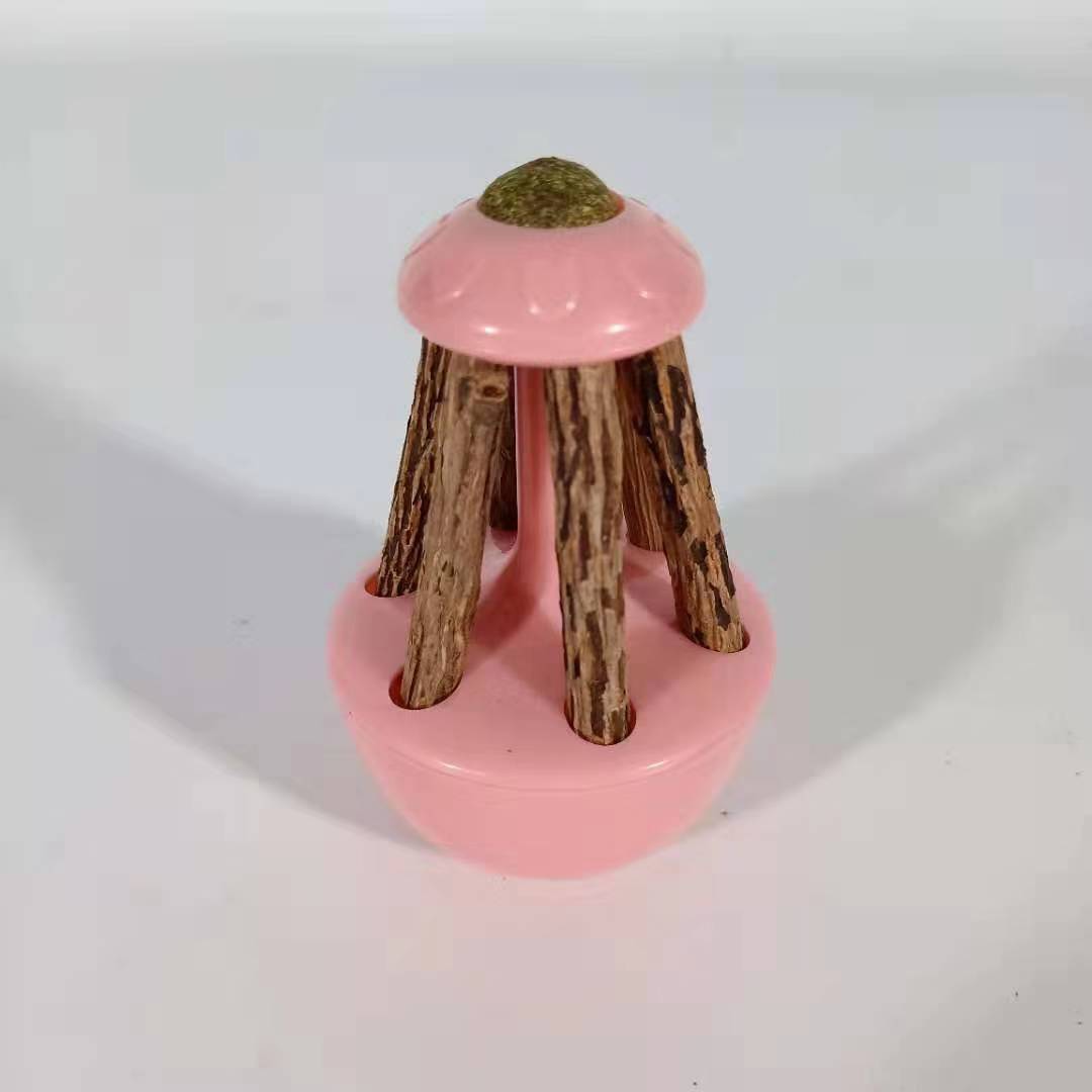 New catnip ball, teething doll, cat toy, tooth-grinding, tooth-cleaning, boring and self-entertaining toy, wooden Knotweed stick, pet supplies Item Picture