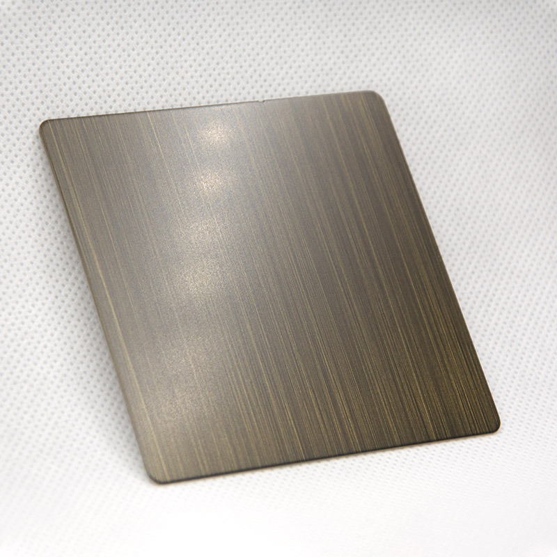 201/304 Brushed Black Bronze Stainless Steel Plate Anti-Fingerprint Stainless Steel Plate Black Antique Copper Plate Specification drawing