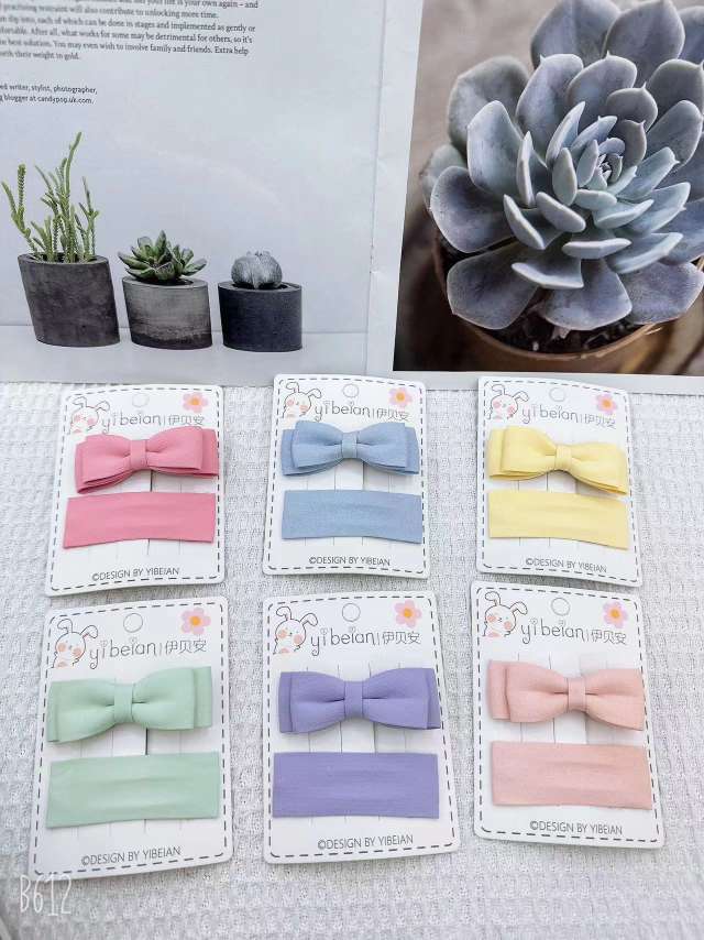 学生对夹，儿童饰品