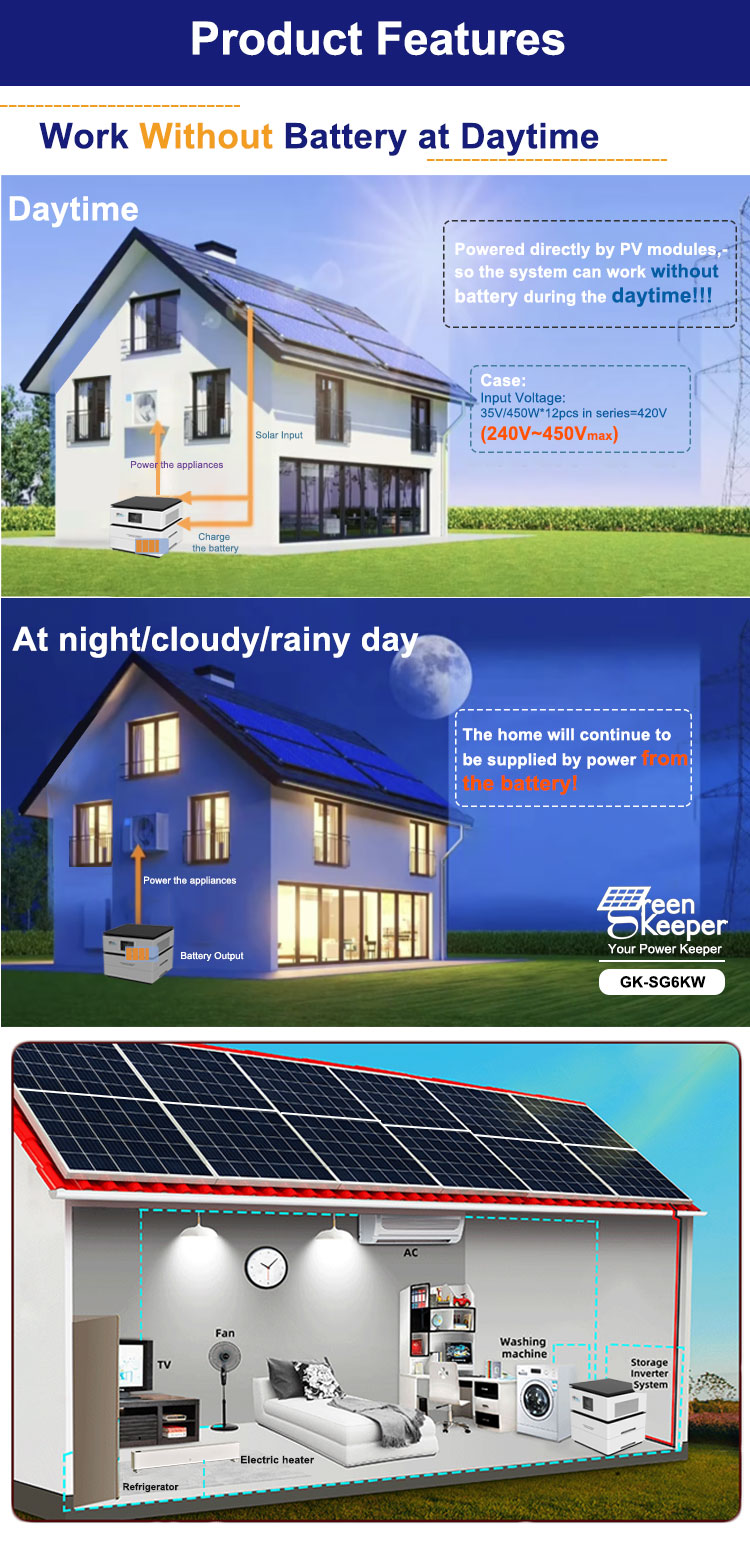 离网家庭太阳能光伏发电系统电池储能逆变一体机详情3