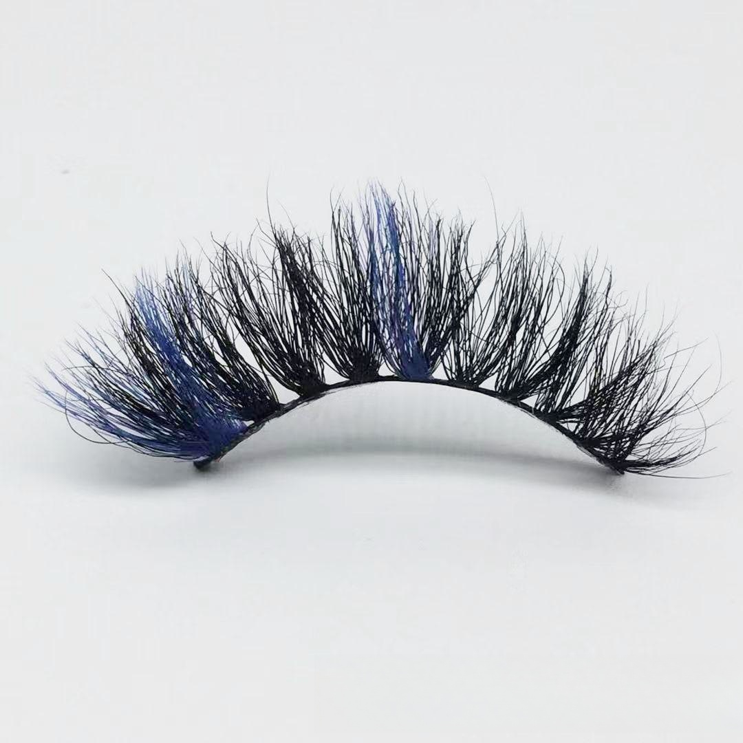 New 15/20 colored mink false eyelashes, short and natural holiday eyelashes from Europe and America, wholesale eyelashes in Pingdu City Specification image