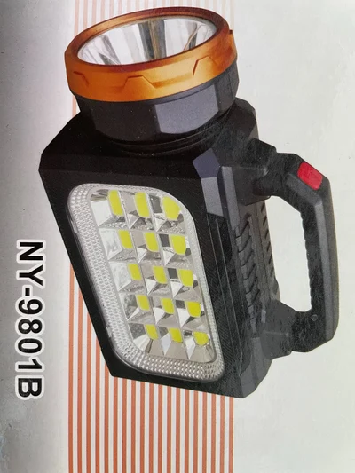 Multifunctional Portable Searchlight Solar Charging Emergency Light Strong Led Tent Light Outdoor Waterproof Camping Light 8901B