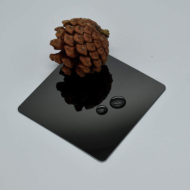 Mirror Black Titanium 304 Stainless Steel Plate To Provide Customized Processing Specification drawing