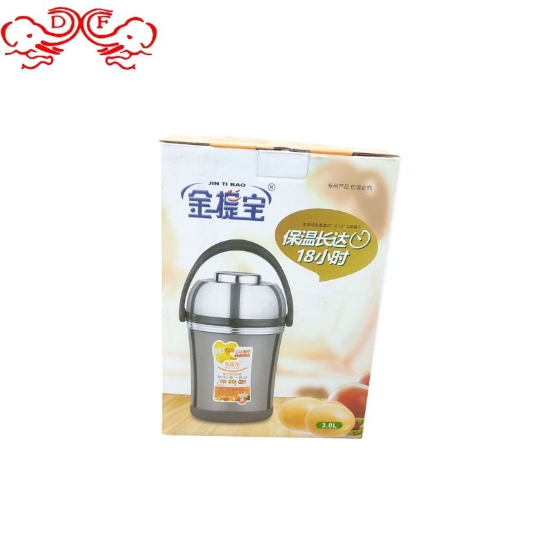 DF99245 insulated pot, stainless steel lunch box, vacuum large capacity rice bucket, steamed beaker, student hospital bento box, DF Trading House Specification image