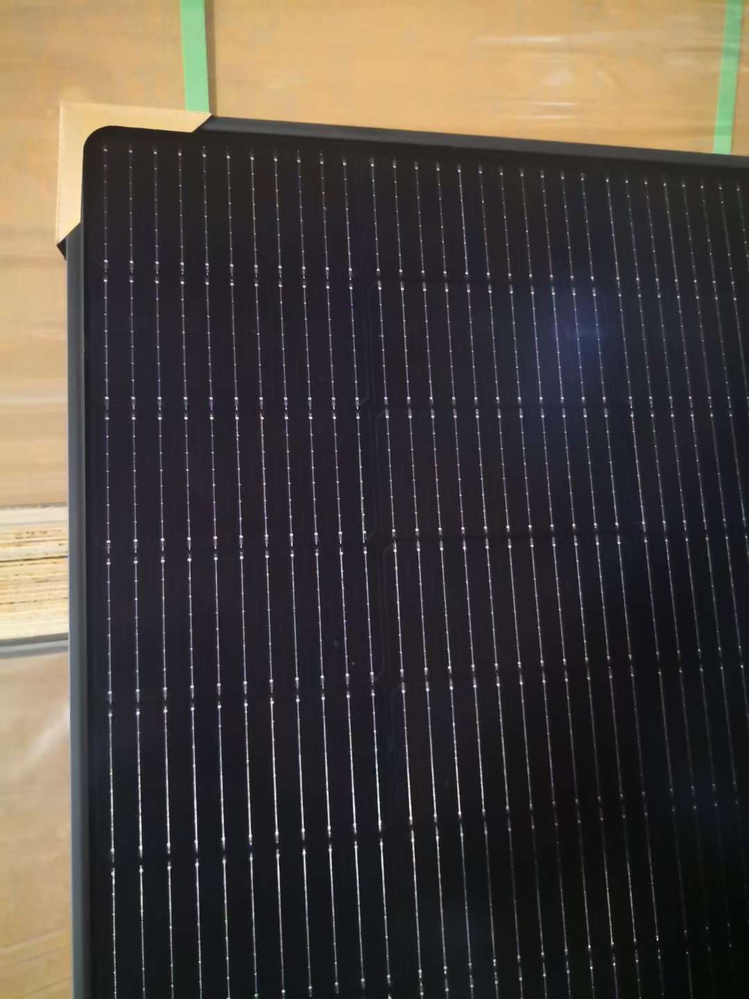 全黑单晶400瓦太阳能光伏板家用发电板光伏详情图3