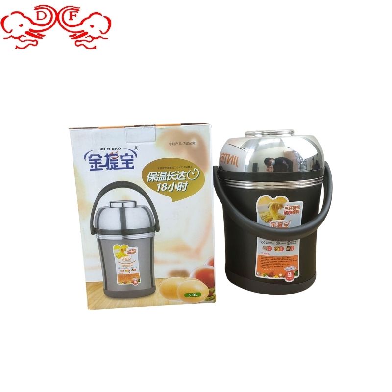 DF99245 insulated pot, stainless steel lunch box, vacuum large capacity rice bucket, steamed beaker, student hospital bento box, DF Trading House
