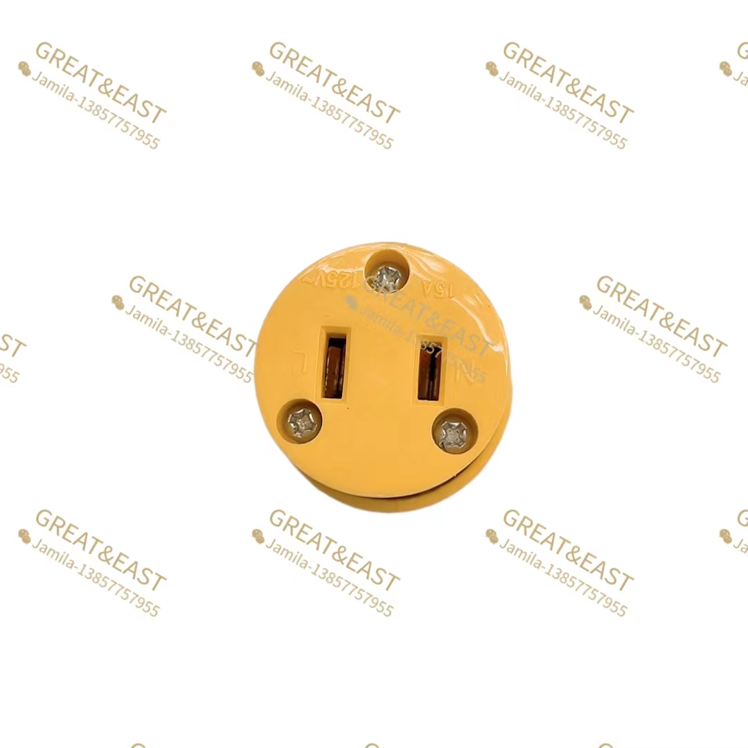 مقابس صناعية صناعية صفراء من طراز 2P AM 15A1255 V Item Picture