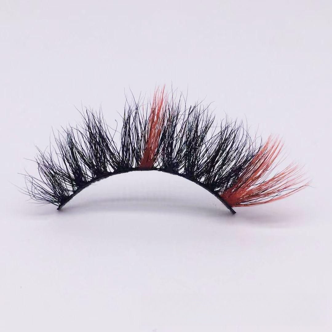 New 15/20 colored mink false eyelashes, short and natural holiday eyelashes from Europe and America, wholesale eyelashes in Pingdu City Item Picture