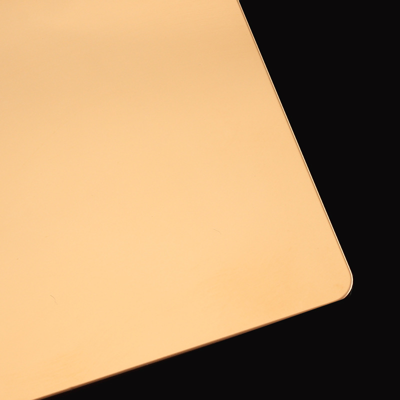 304 Mirror Titanium Stainless Steel Plate 8K Titanium Gold Stainless Steel Plate Processing Custom Item Picture