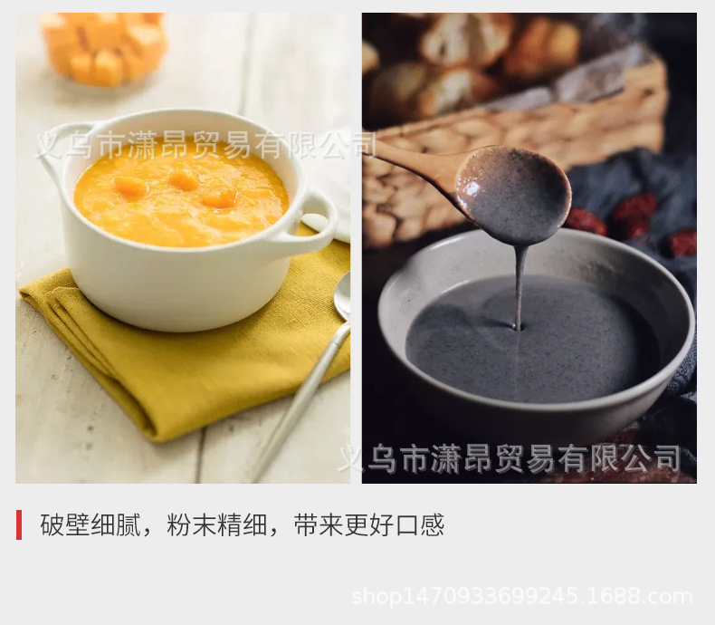 Cross-border one-piece consignment soy milk maker, smoothie grinder, multi-functional fruit juicer, food processor, 110V European and British standards pic 16