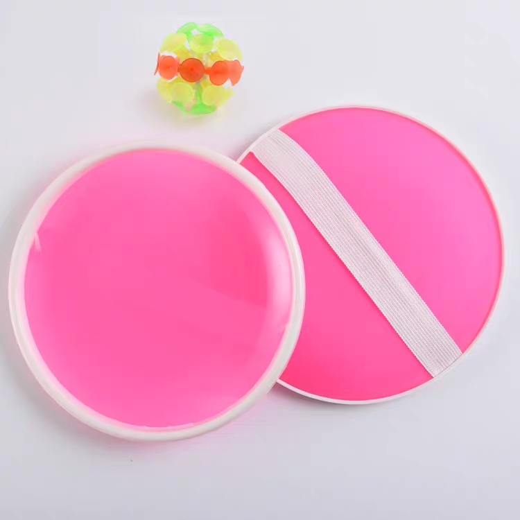 Children's colorful flashing suction cup ball set, luminous sticky balls, kindergarten toss and catch balls, parent-child outdoor interactive game toys, parent-child interactive off-campus activity training flexibility toys