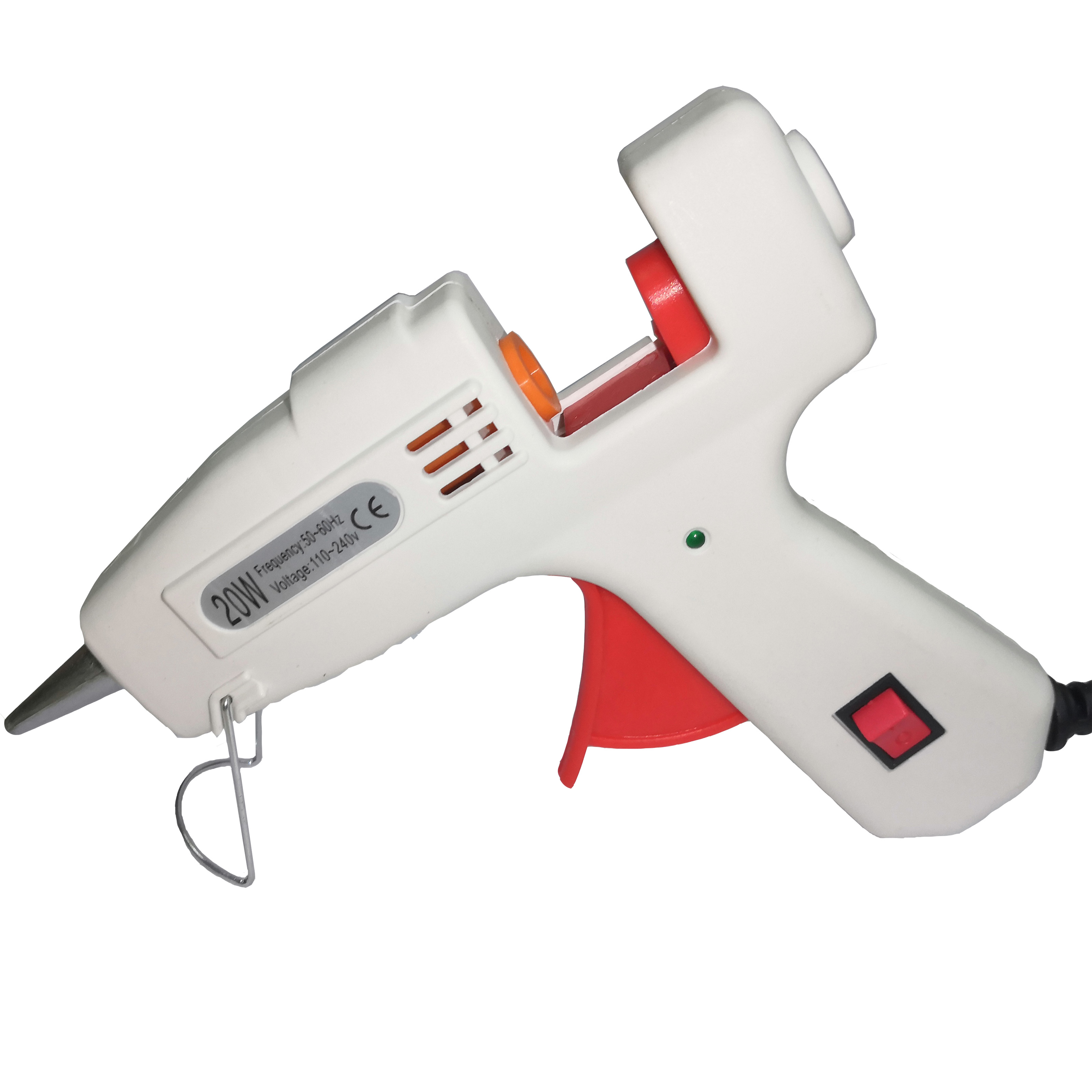 HELI white small glue gun HL-B20 hot melt glue gun with switch factory direct sales details Picture