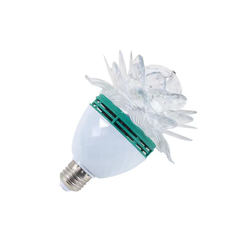 迷你旋转/E27RGB/莲花灯/星空灯/小夜灯/舞台灯/家用灯/外销灯产品图