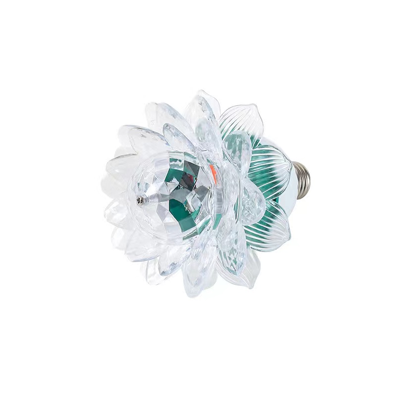 迷你旋转/E27RGB/莲花灯/星空灯/小夜灯/舞台灯/家用灯/外销灯细节图