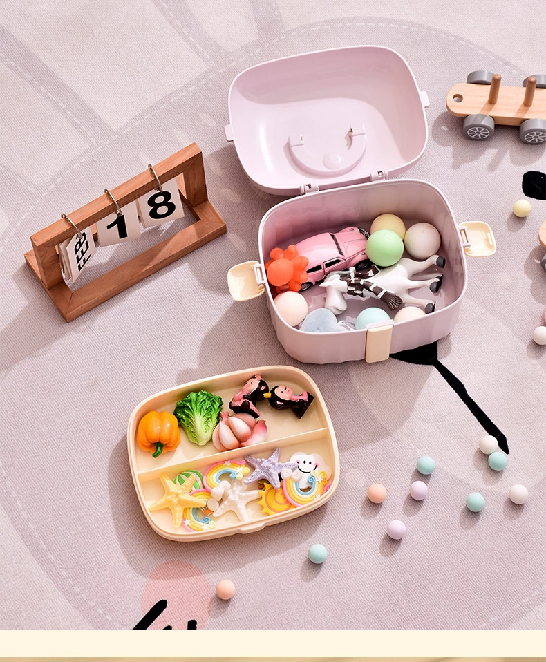 S81-01.SF312 thickened medicine box, plastic storage box, organizing box, children's snack and toy storage box, storage box detail image 6