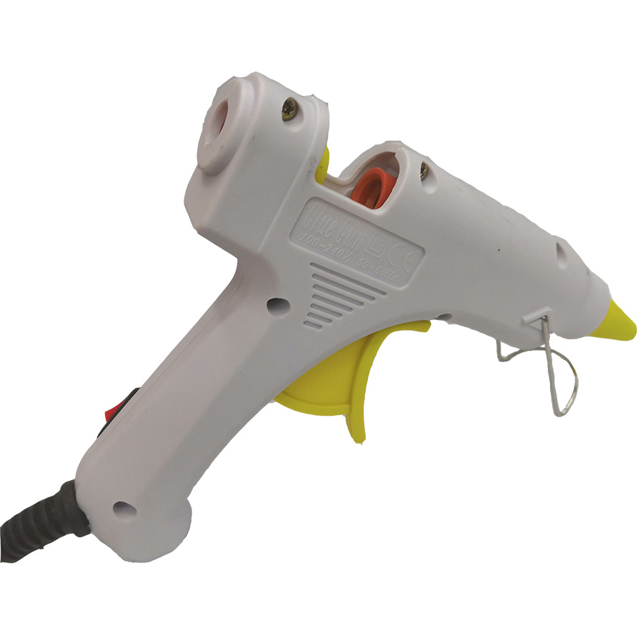 Sade white small glue gun SD-801 hot melt glue gun 15W/25W dual-wattage hot melt glue gun with switch anti-scald glue nozzle factory direct sales Item Picture