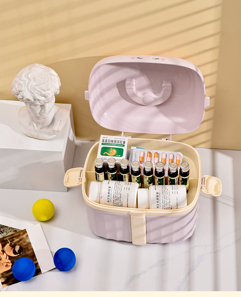 S81-01.SF312 thickened medicine box, plastic storage box, organizing box, children's snack and toy storage box, storage box detail image 11